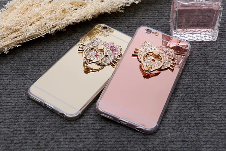Для huawei Y6 Y7 Pro Prime Y9 2018 2019 силиконовый зеркальный мягкий чехол Блестящий Алмазный с
