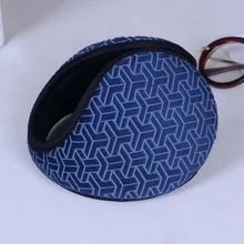 Модные вязаные наушники унисекс; зимние теплые бархатные наушники для женщин и мужчин; вязаные наушники для взрослых; TKE006-blue