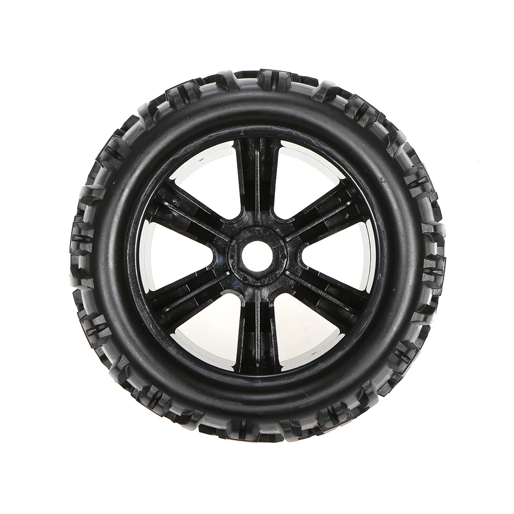 2pcs 3.6 Inch 150mm Rubber RC Tires 18 RC Car Wheel Rim & Tire Wheel for 18 Traxxas HSP HPI E-MAXX Savage Flux ZD Racing Car (13)