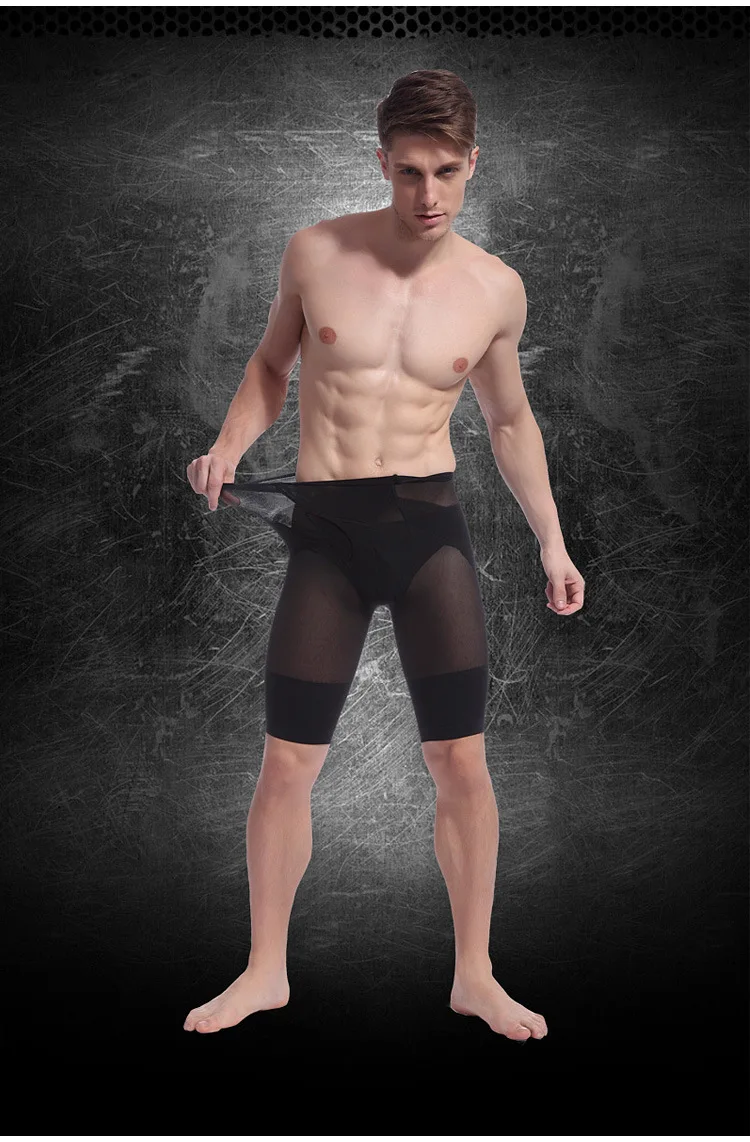 High Quality Men Bodybuilding Shaper Pants Stretch Short Compression