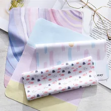 2 шт./лот ткань для очков маленький свежий узор микрофибра для очистки оптических линз камера мобильный телефон экран ткань для очистки 175*145