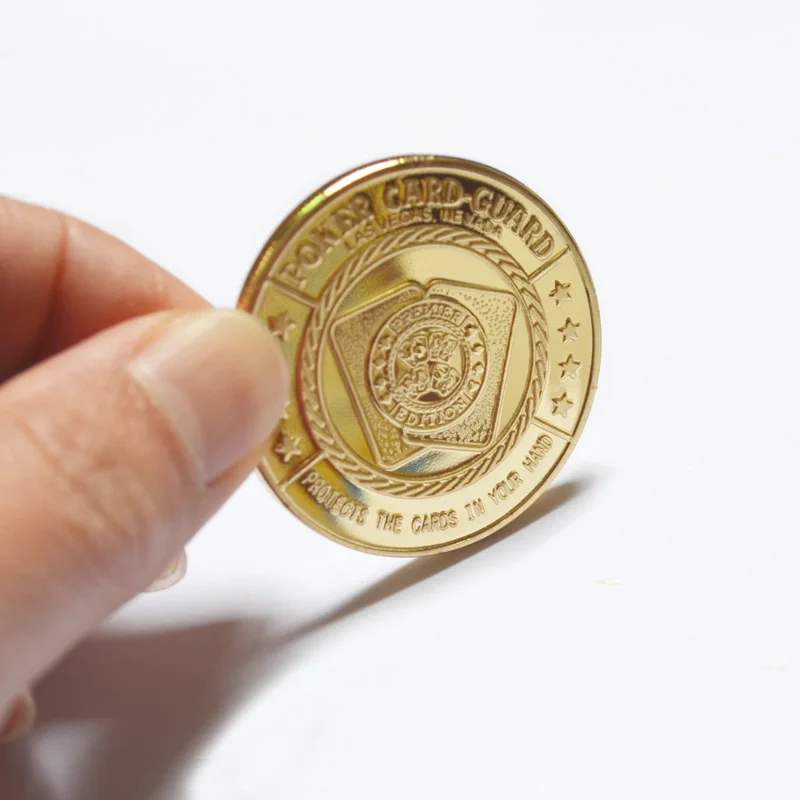 Прессованный металлический покер карты защитник жетон монета покерные фишки с пластиковой крышкой сувенирная монета руки мертвеца