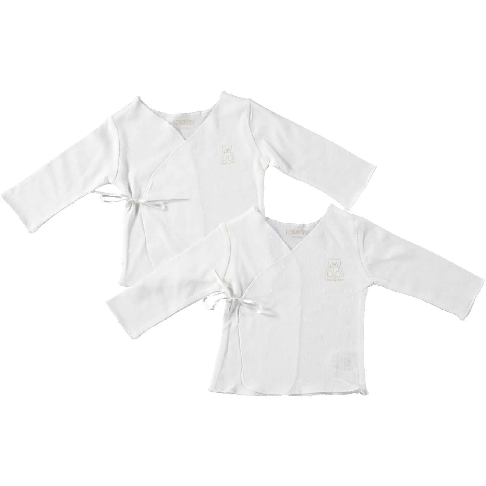 

ebebek HelloBaby Newborn Baby Modal 2 Pack Snapsuit