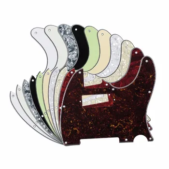 

NEW 10pcs Mixed Colors Tele Guitar Pickguards Scratch Plate Mini Humbucker Pick Guard for 8 Hole USA Tele Style Guitar
