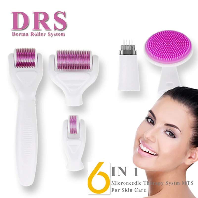 Лидер продаж! CE ISO Утвержденный 6 в 1 Derma Roller для узкой области глаз кожи лица и тела
