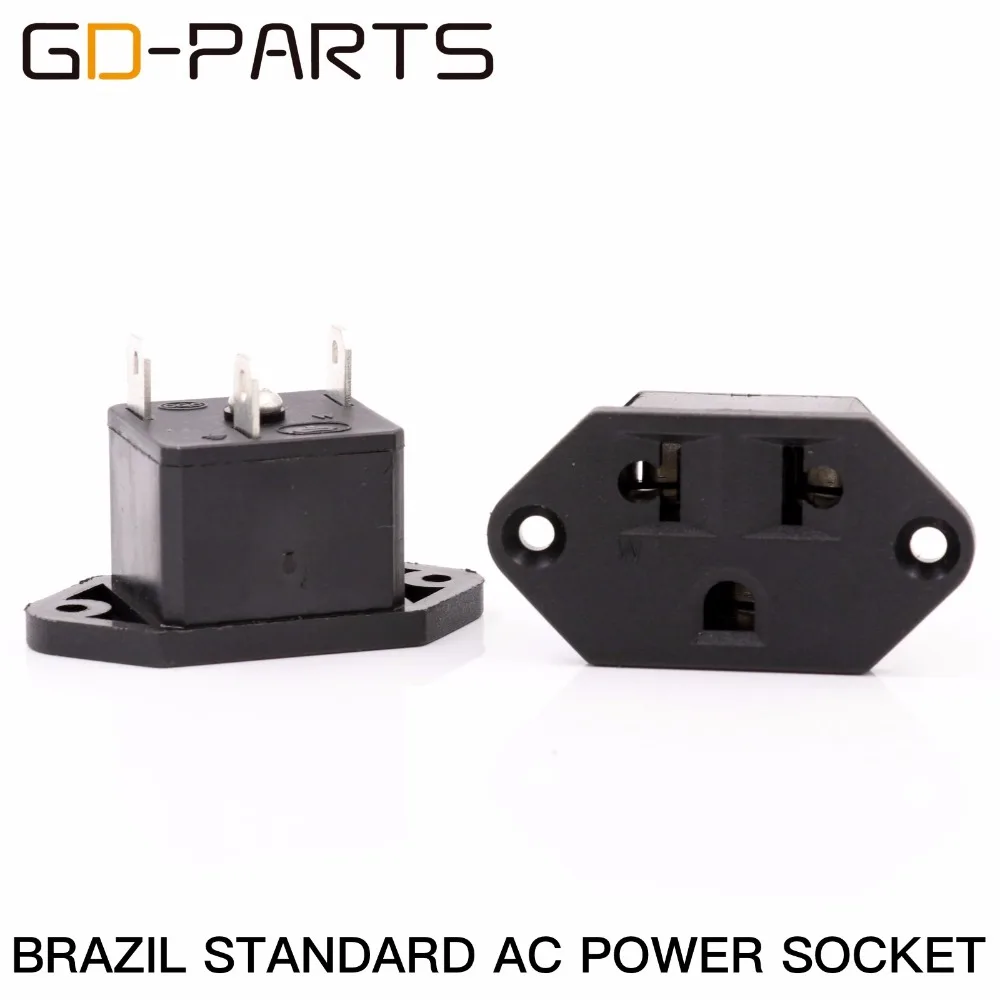 GD PARTS Brazil Standard Female AC Power Connector Power Socket Jack Power Receptacle AC 250V