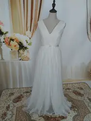 Zj9138 Пользовательские Белый Кот Кристалл Бусины Свадебные платья для невест макси официально Большие размеры 2 4 6 8 10 12 14 16 18 20 22 24 26