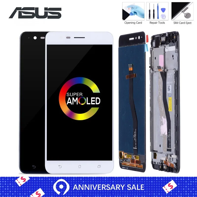 AMOLED 5.5" Display For ASUS Zenfone 3 Zoom ZE553KL