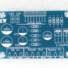 Fannyda LM4766/LM18762 канала чистого postgrade платы усилителя пустая панель