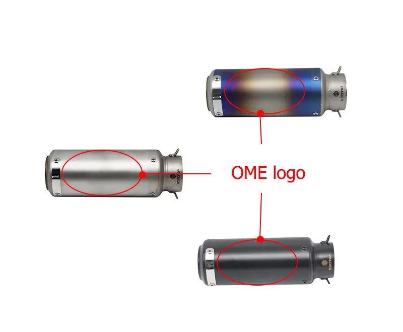 ZSDTRP 51 мм 60 мм Универсальный Moto rcycle GP Pot Escape Motorcross скутер SC глушитель выхлопной трубы для FZ1 Ninja ER6N KTM
