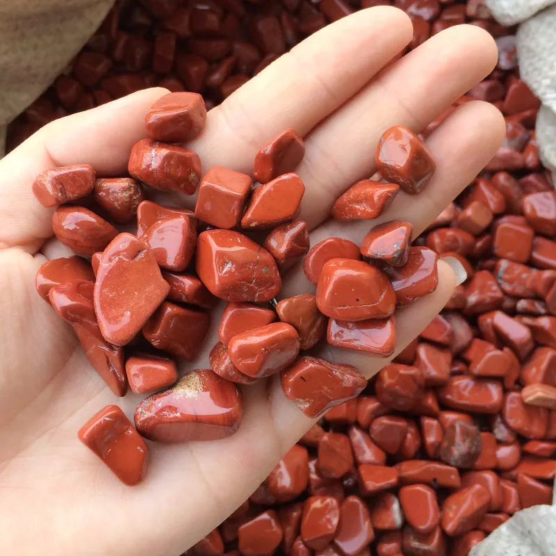 

1kg Natural Red Jasper Crystal Gravel Rock Quartz Raw Gemstone Mineral Specimen Fish Tank Garden Decoration Energy Stone