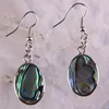 Boucles d'oreilles en coquille d'ormeau de nouvelle-zélande pour femmes, bijoux en coquille de perles blanches, idée cadeau T002-T009 ► Photo 3/6