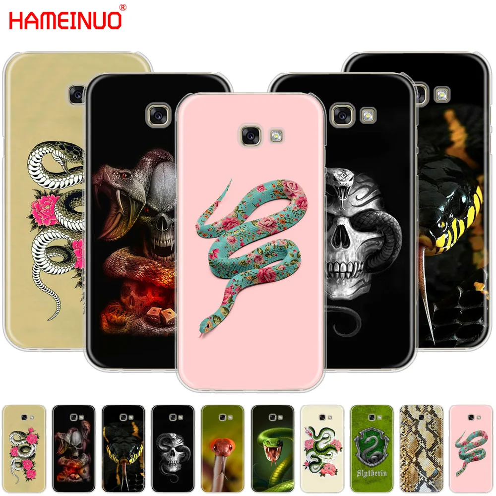 

HAMEINUO Black Snake Skull cell phone case cover for Samsung Galaxy A3 A310 A5 A510 A7 A8 A9 2016 2017 2018