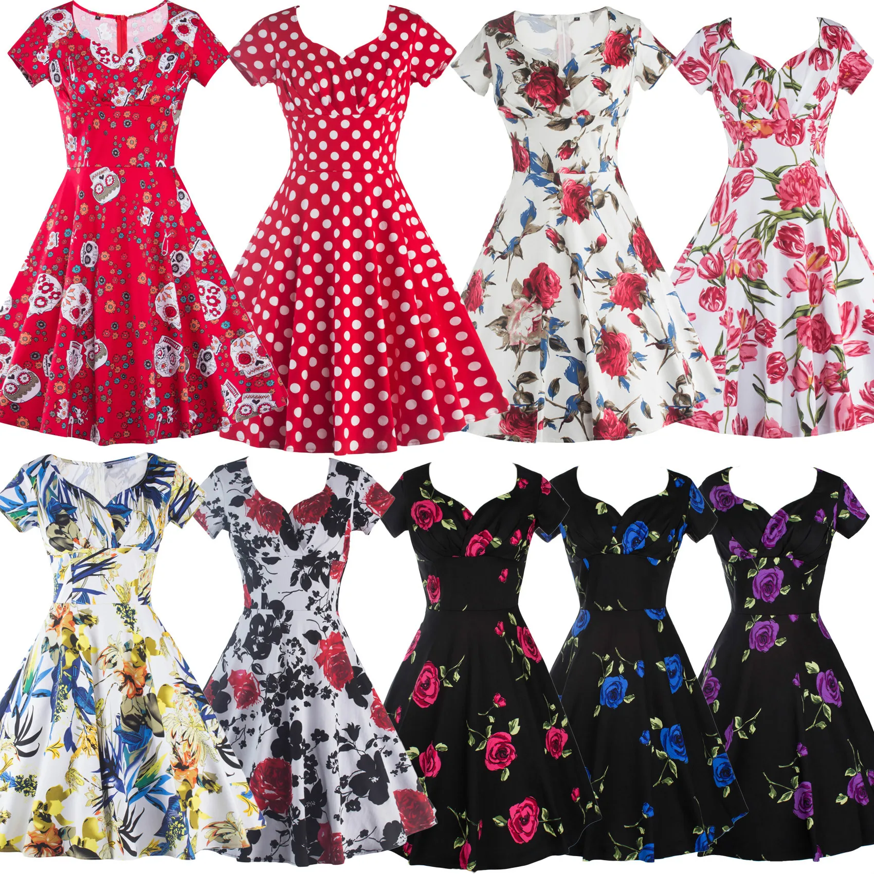 rockabilly christmas dress