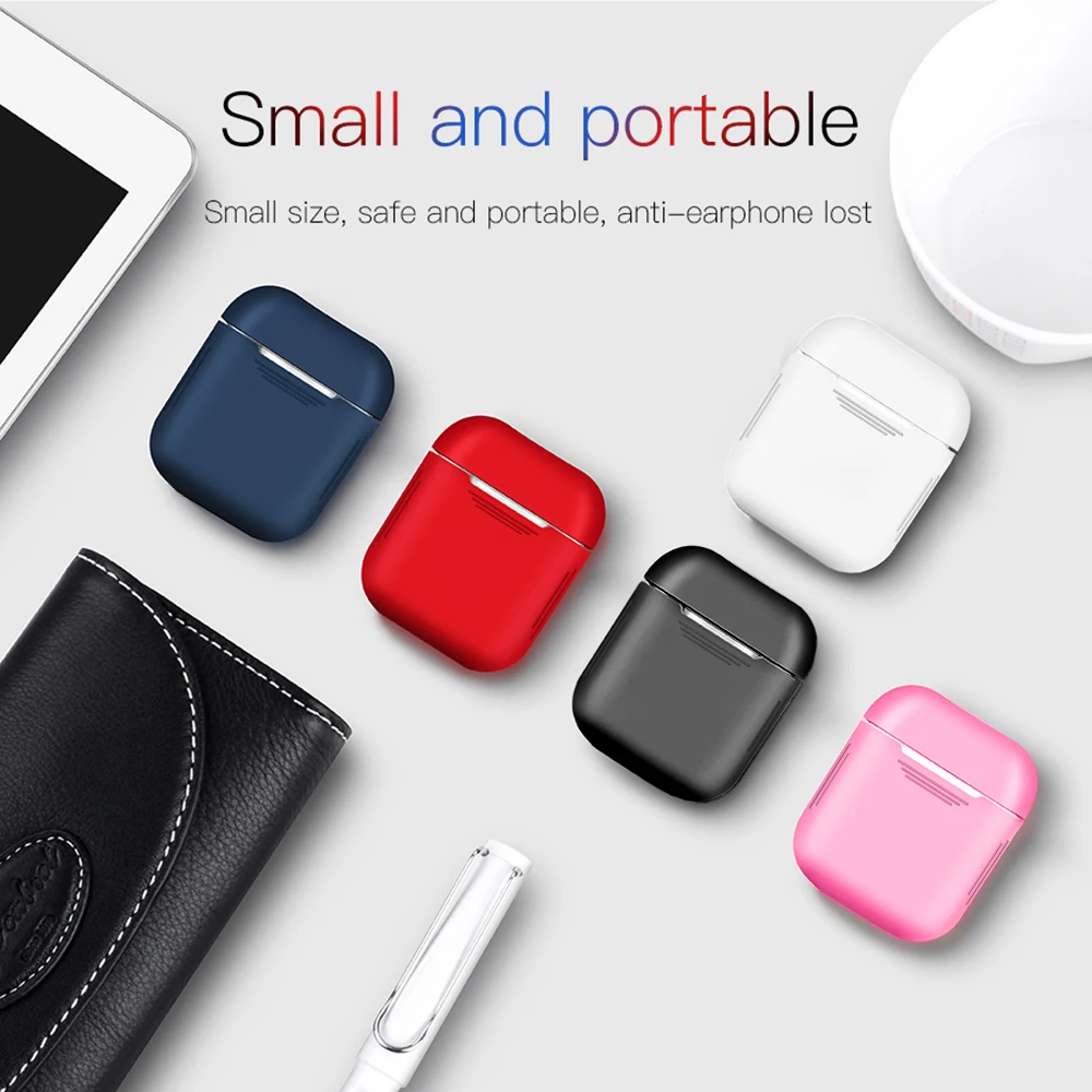 Мягкий силиконовый чехол из ТПУ для airpods 1 2 3 защитный наушников air pods pro i12 i10