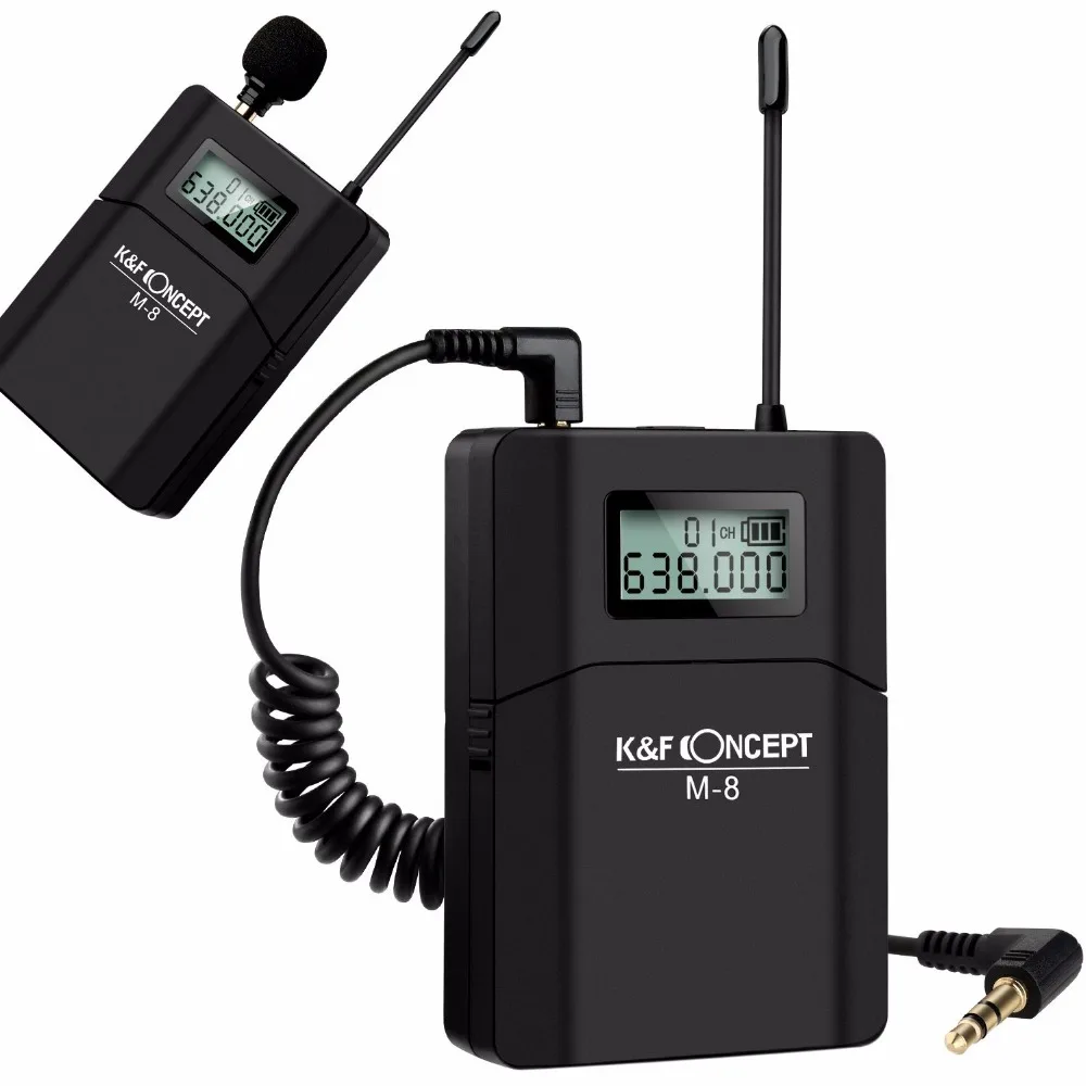 K&F CONCEPT Wireless Camera Microphone