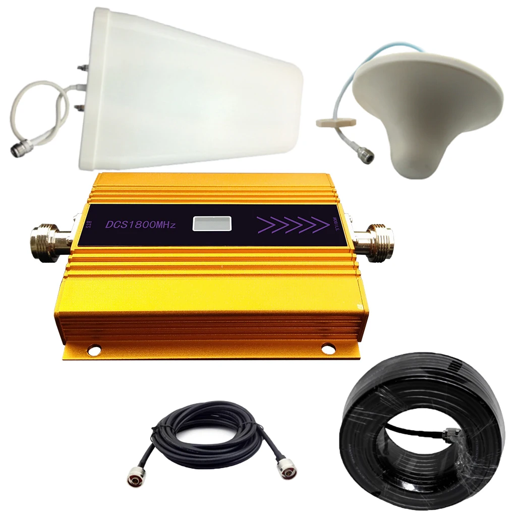 

DCS 1800 MHz Mobile Unicom Mobile Phone Signal Booster Amplifier Signal Cell Phone 1800MHz Signal Booster Amplifier Set