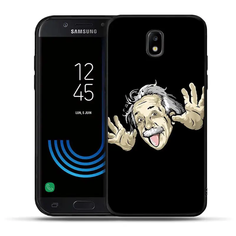 С живописным узором чехол для телефона для samsung Galaxy J3 J5 J7 G530 J6 Черный силиконовый чехол для J3 J5 J330F J530F euit - Цвет: H1144