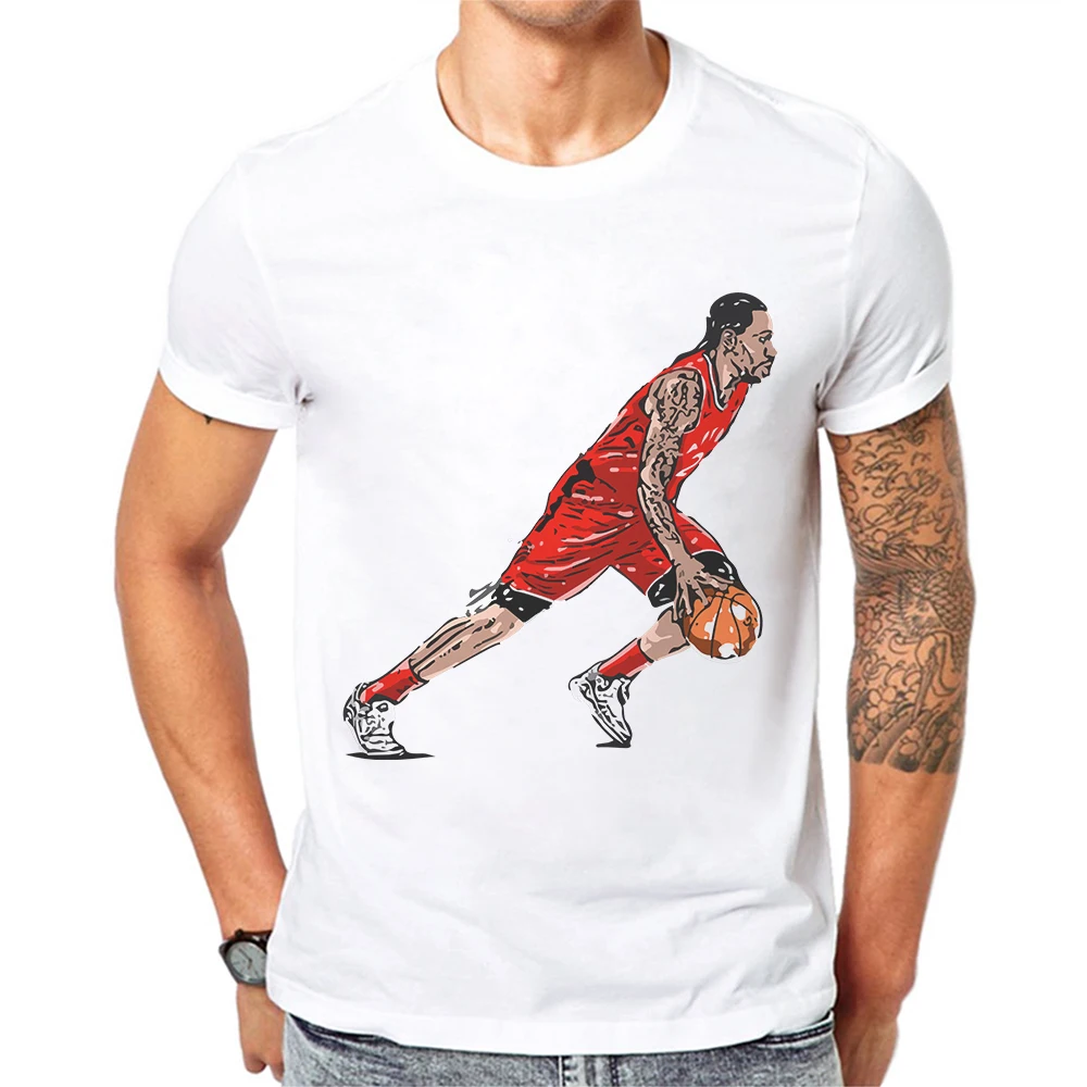 

New Arrivals Hip Hop Men Tshirts Fashion Basketball Star 3D Printing Cotton T-Shirt Casual Short Sleeve Tops Mens Tee Shirt
