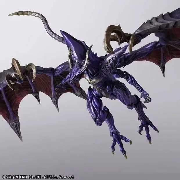 Игра ИСКУССТВО Final Fantasy Figure Final Fantasy Bahamut ПВХ фигурка Коллекционная модель игрушки