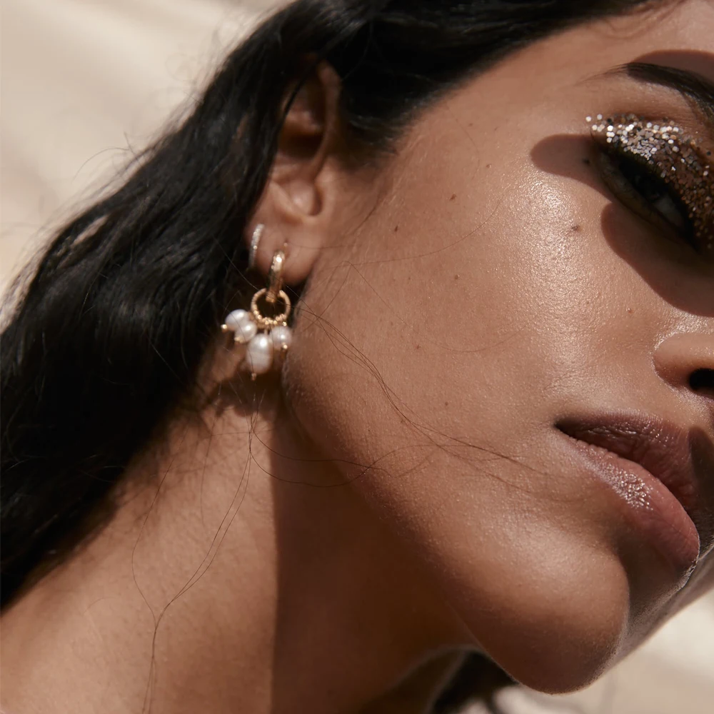 

Vodeshanliwen ZA New Simulated pearl Tassel Earrings For Women Fashion Bohemian Dangle Statement Earrings 2019 Wedding Jewelry