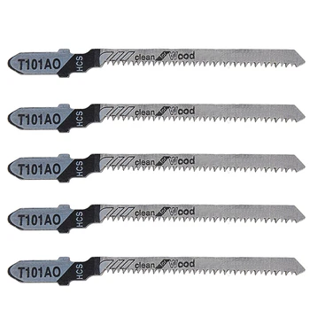 

5PCS Saw Blades T101AO Clean Cutting For Wood PVC Fibreboard 77mm Reciprocating Saw Blade Power Tools