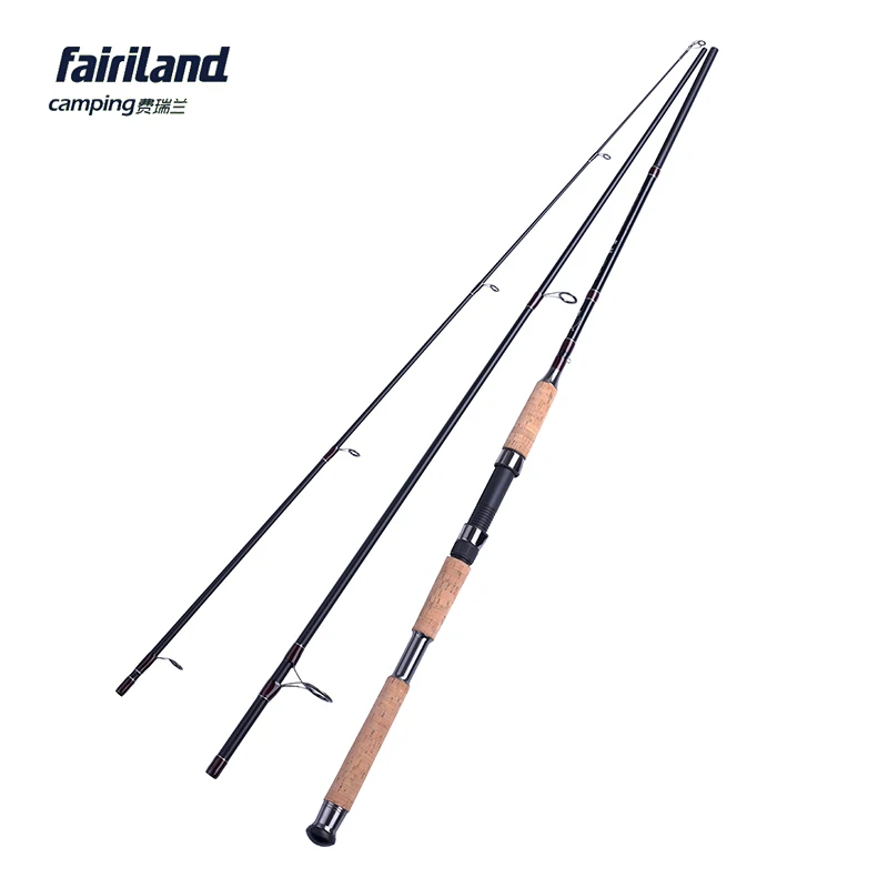 7.9'/8.9'/9.8' MH FAST 3PCE travel spinning fishing pole cork wood