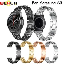 Watchband For Samsung Gear S3 Frontier / Classic Watch Band 22mm alloy Metal Bracelet Strap for Samsung Gear S3 Frontier wrist 22mm stainless steel watchband tool for gear s3 metal clip band watch strap wrist bracelet for samsung gear s3 classic frontier