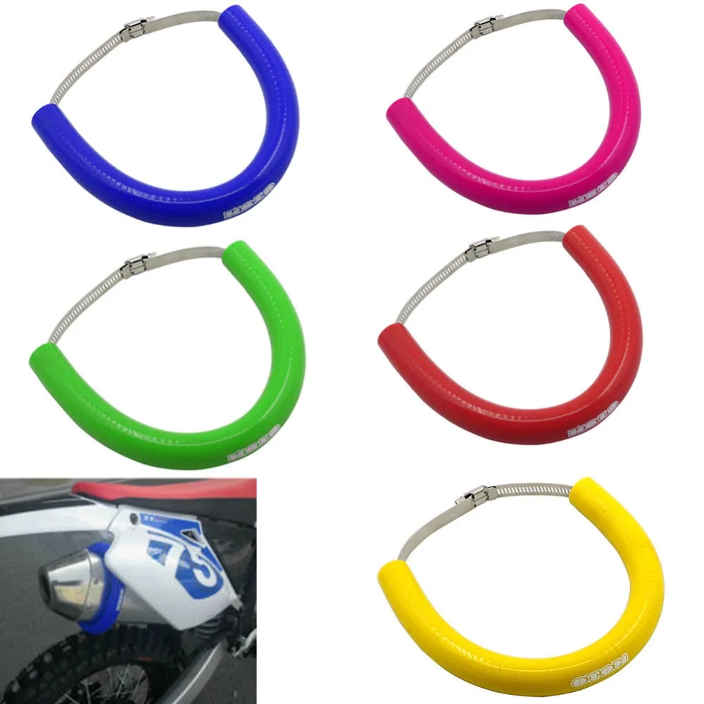 

Motorcycle Exhaust Heating Protector Ring Slider Cover Guard Heat Anti-hot For KTM Honda Dirt Pit Bike 250 350 450 500 Off Road