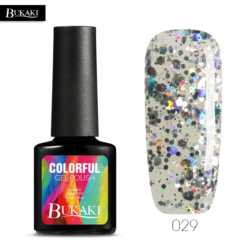 Bukaki 1 قطع محظوظ نقع قبالة هلام مسمار البولندية شبه دائمة أكريليك uv جل الفرنسية مسمار الفن طلاء الأظافر هلام ورنيش