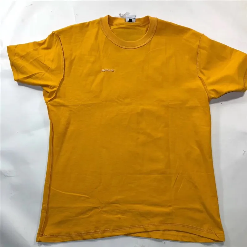 Желтые, черные, белые мужские футболки Vete ts, мужские, женские, 1:1, высокое качество, с вышивкой, с обеих сторон, Vete, мужские футболки ts, Vete, мужские футболки ts