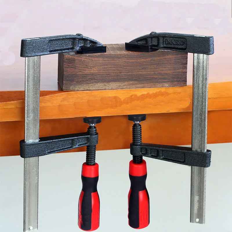 

# 2pcs/lot 6/12/18 Inch Quick Ratchet Release Speed Squeeze Wood Working Work Bar Clamp Clip Kit Hand Tool