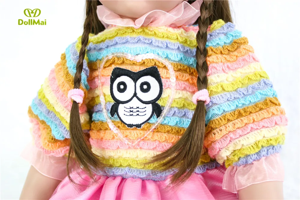 DollMai Reborn виниловые силиконовые детские куклы 24 &quot60 см Реалистичная настоящая