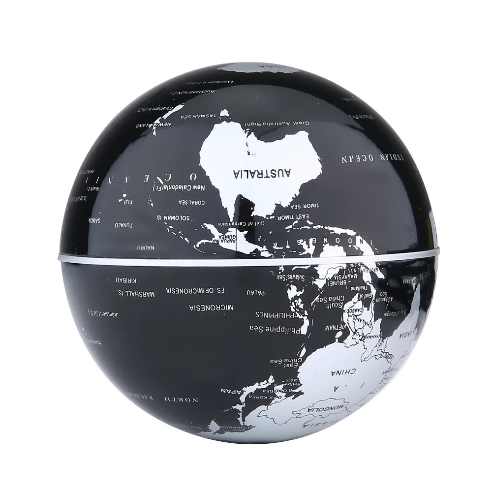  Electronic Magnetic Levitation Floating Globe World Map with LED Light Christmas Birthday Gift Home