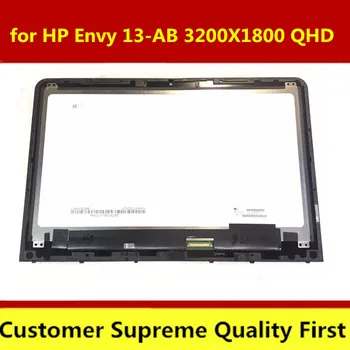 

Free shipping 13.3" inch Touch Digitizer LCD Screen ASSEMBLY non touch LTN133YL04 for HP Envy 13-AB 3200X1800