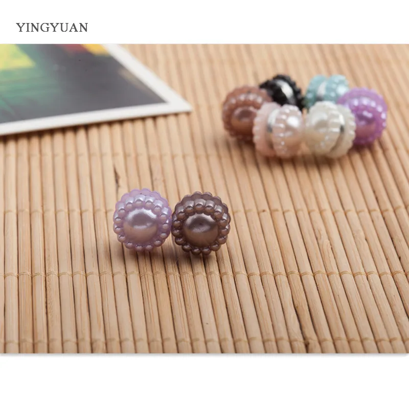 

XT11 wholesale fashion headwear scarf magnet brooch candy little flower hijab clips 12pcs/lot