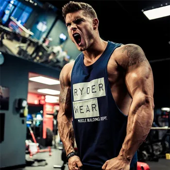 

Men Quick Dry Vests Running Shirts Gym Tank Top Fitness Sleeveless T-shirts Gym Vest Workout Running Sport Running Vest M-2XL