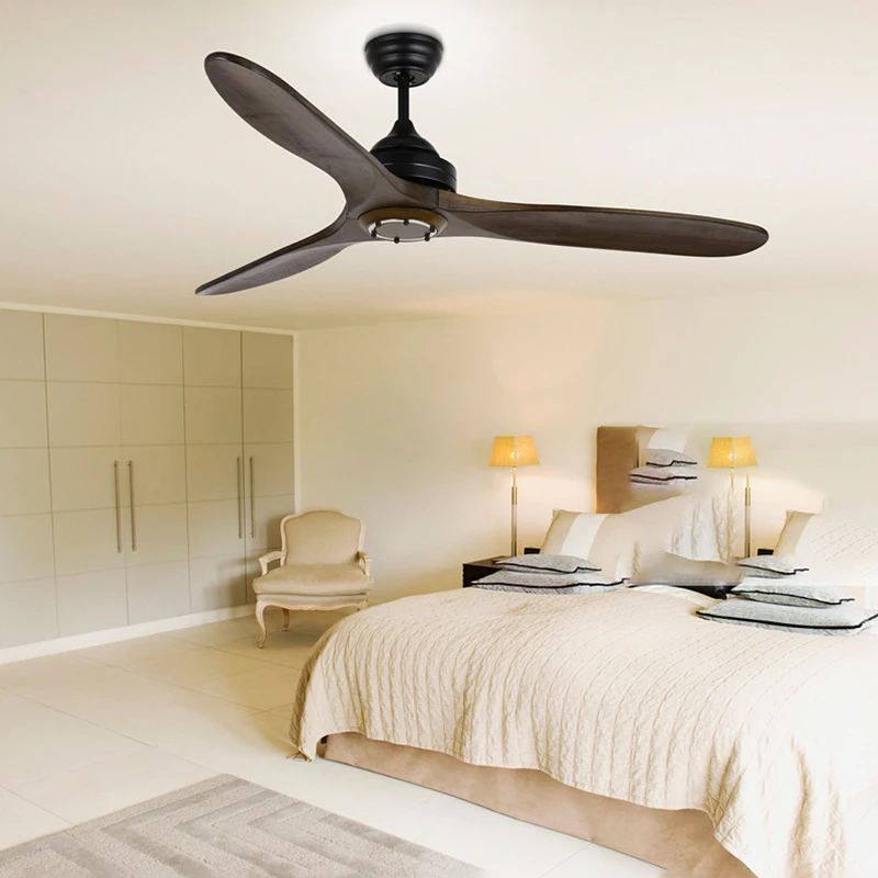 Us 286 0 50 Off 42 Inch Vintage Wooden Ceiling Fans Without Light Bedroom Home Fan 220v Ceiling Fan Wood Remote Control Ventilador De Teto In