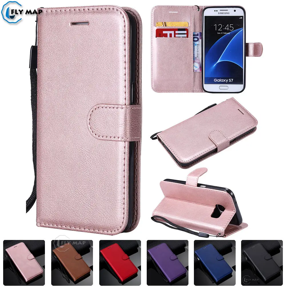 

Wallet Case For Samsung Galaxy S7 S 7 7S G930F G930FD G930U Flip Phone Leather Cover Capa For SM-G930F SM-G930FD SM-G930U Box