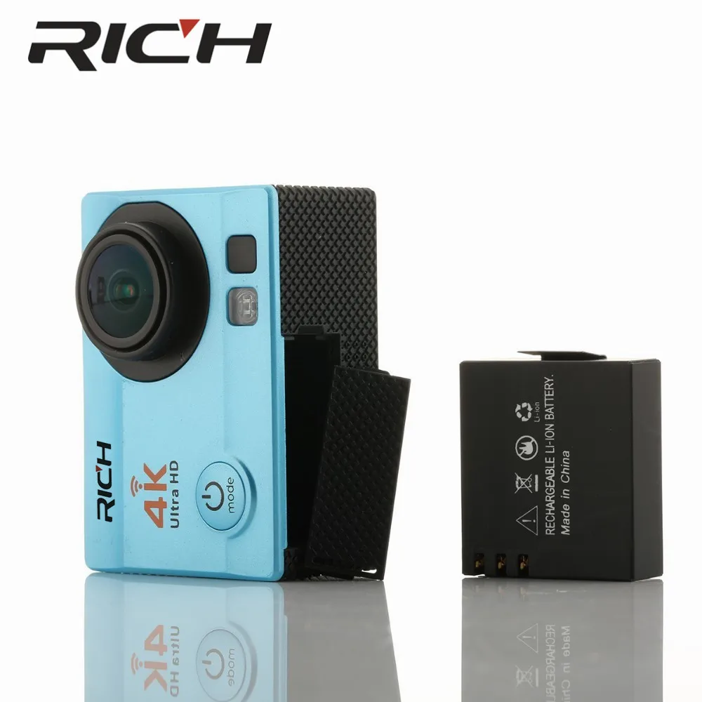 Экшн-камера Q3H пульт дистанционного управления Full HD 1080 P Wifi 170 широкоугольный объектив Водонепроницаемая 30 м Экстремальная Спортивная камера