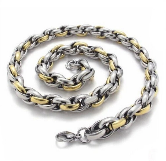 Fashion Rope Chain Necklace Mens 