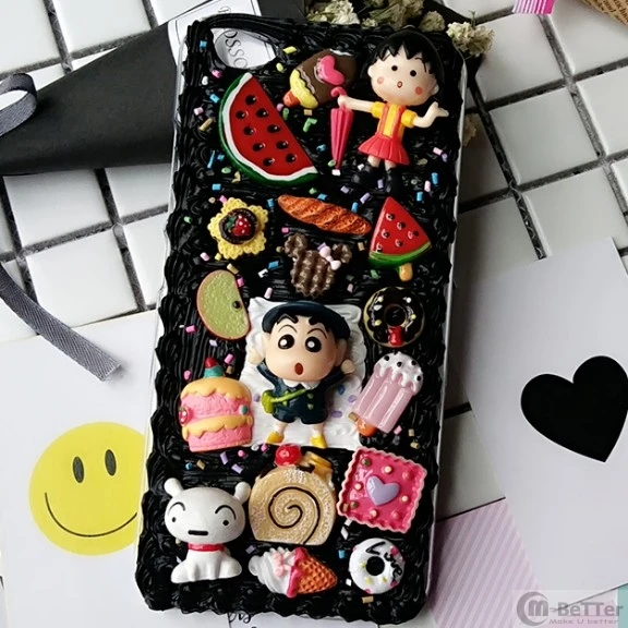 Чехол для Samsung s10/s10plus DIY note 8/note 9 3D Crayon Shin chan чехол телефона Galaxy s8/9 + s6/s7 edge кремовый