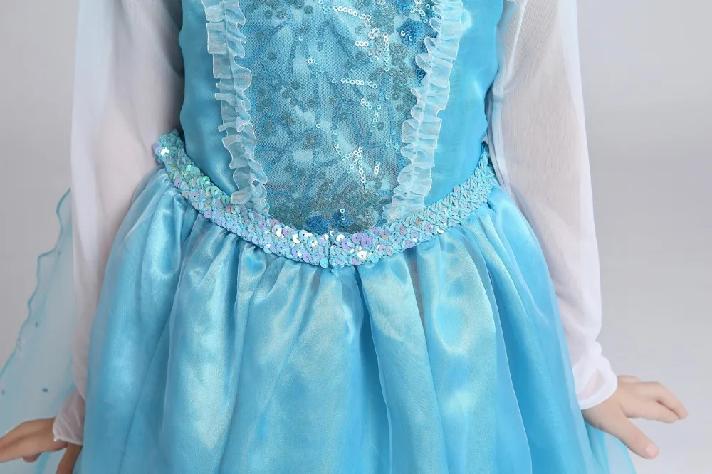 Elsa Princess Dress for Child-5