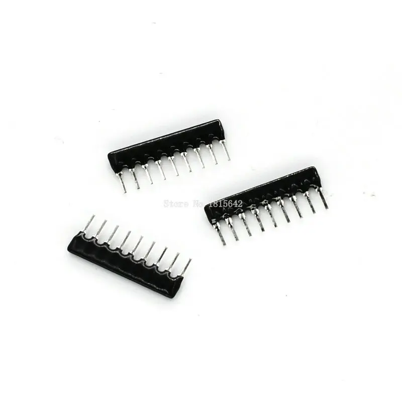 10pcs DIP Resistor Network Array 9-Pin - Multiple Resistance Values For Electronics Projects