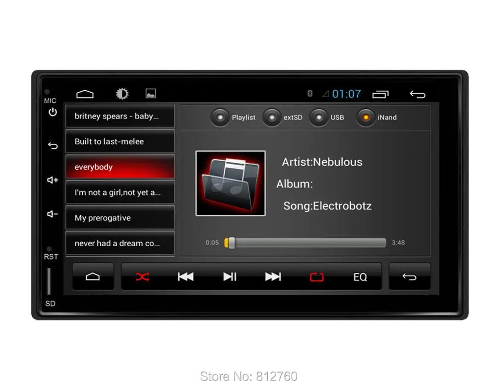 Excellent Android 7.1 Quad core 2 din 7 inch Universal Car DVD Player gps for nissan juke qashqai almera x trail note X-TRAIL car radio 7