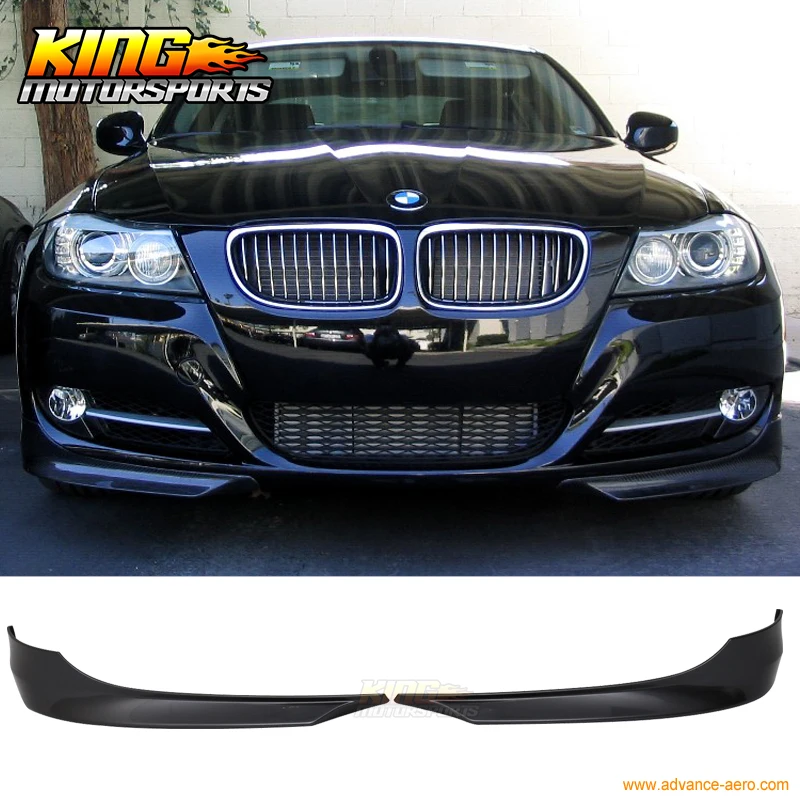 For 09 12 10 11 BMW E90 Front Bumper Lip Splitter Painted Sparkling