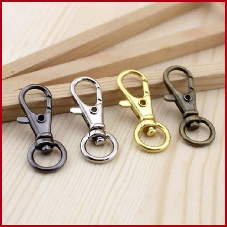 New 10pcs/lot silver bronze Metal Luggage bag Dog buckle Snap hook Bag