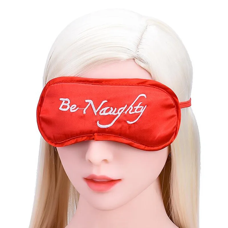 "Шалить" связывание сдержанность Eye Mask Фетиш для взрослых ослепляет эластичная повязка для сна тени для век Флирт Секс аксессуары для Для