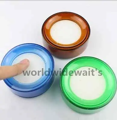 

3 Pcs Plastic Round Case Sponge Finger Wet for Counting Cash Money Random Color