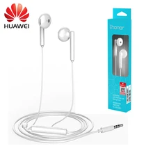 Original Huawei Honor AM115 teléfono Auriculares Estéreo En La Oreja Del Auricular con Micrófono Auricular Con Micrófono de 3.5mm Para iPhone LG HTC